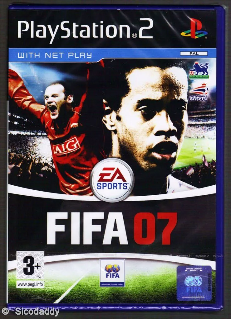 FIFA 07 PlayStation 2 cover art