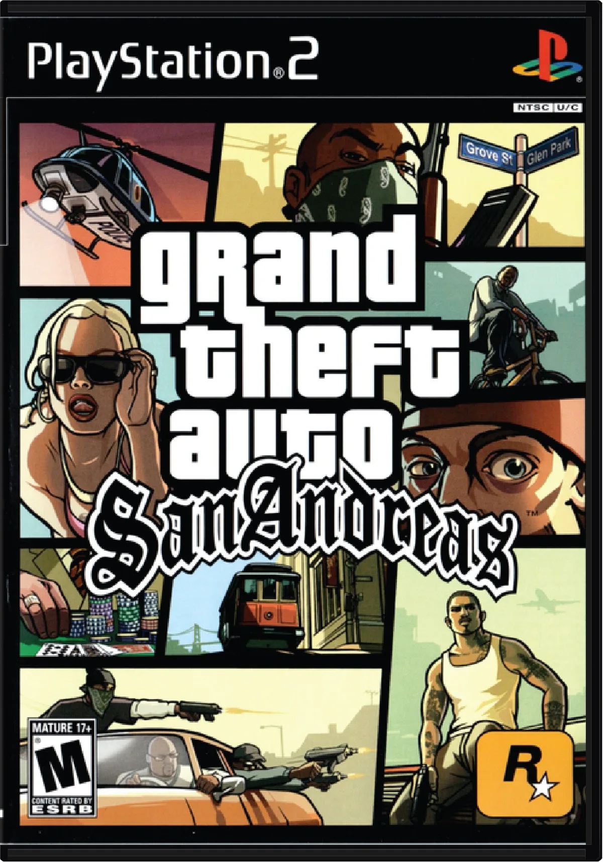 Grand Theft Auto San Andreas PlayStation 2 cover art